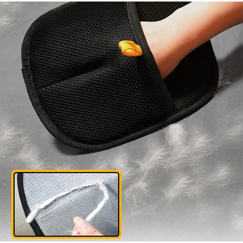 Furgone Duo Gloves – Double-Sided Electrostatic Pet Hair Removal & Grooming Gloves